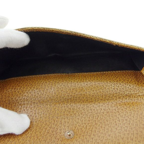 GUCCI Long Wallet GG Canvas Beige Canvas ~ Leather Authentic Used - Picture 7 of 11